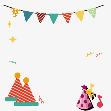 png扁平气球birthday happy(1392x1128)png彩色生日礼包背景矢量素材