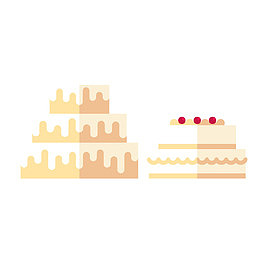 清新好吃生日蛋糕扁平化生日蛋糕