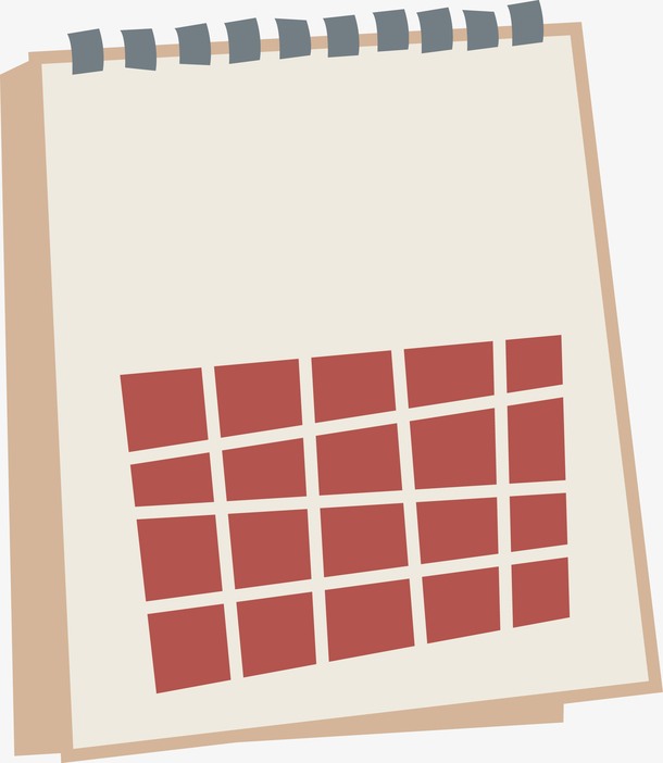 日历矢量素材免费下载_觅元素