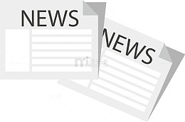 世界新闻自由日矢量卡通报纸传媒