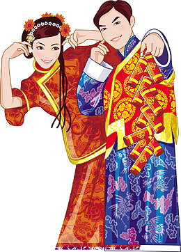 春节服饰男女情侣
