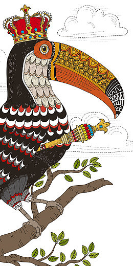 秘密花园填色游戏样式花纹装饰