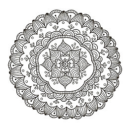 秘密花园填色游戏样式花纹装饰