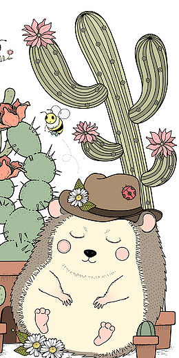 秘密花园填色游戏样式花纹装饰