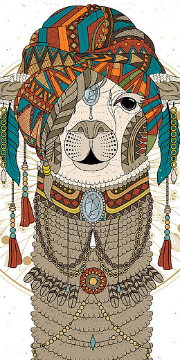 秘密花园填色游戏样式花纹装饰