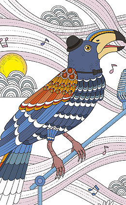 秘密花园填色游戏样式花纹装饰