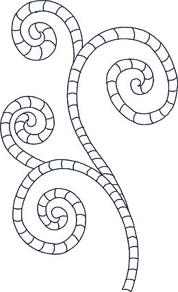 秘密花园填色游戏样式花纹装饰