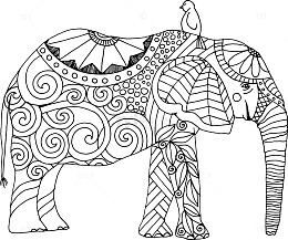 秘密花园填色游戏样式花纹装饰