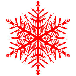 喜庆窗花剪纸雪花图案
