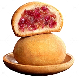 滇式云腿酥皮月饼