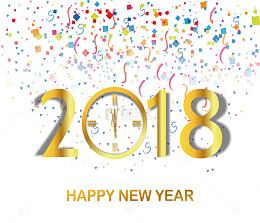 彩色飘带金色2018