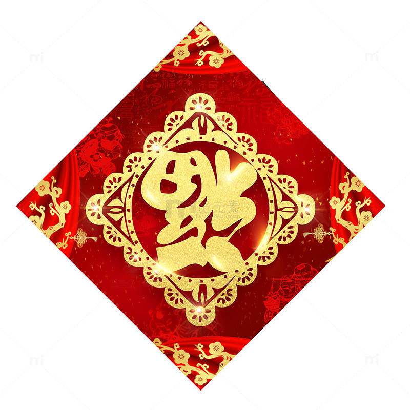 福字挂画贴纸设计