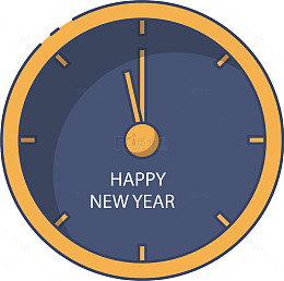 新年派对倒计时钟表