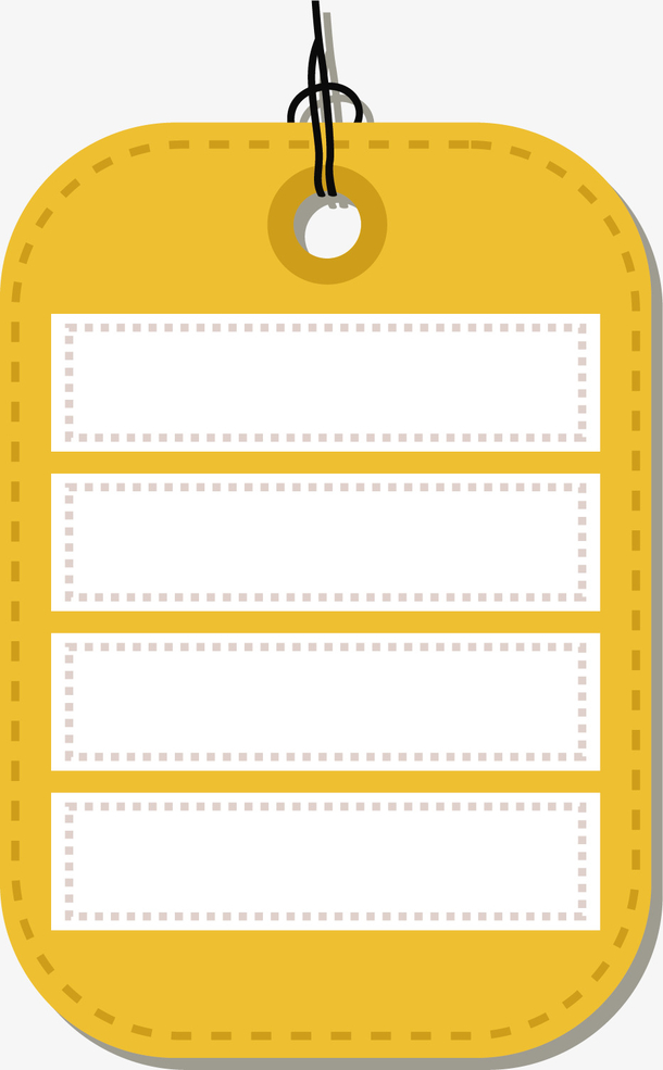 矢量图黄色的卡套免抠素材免费下载_觅元素51yuansu.com