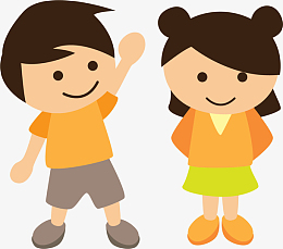 可爱卡通男生女生