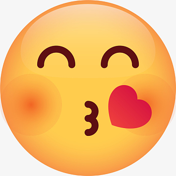 情人节卡通亲吻表情