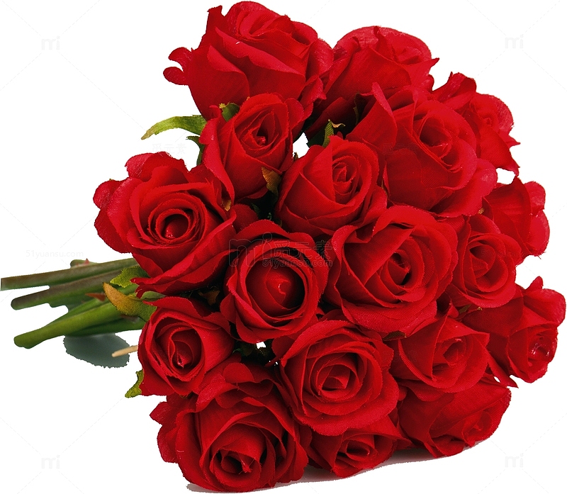情人节红色玫瑰花束