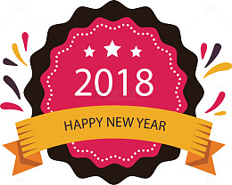 锯齿花纹新年标签
