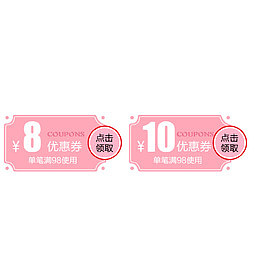 粉色情人节优惠券