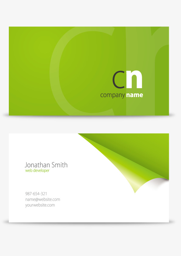 矢量名片素材免费下载_觅元素