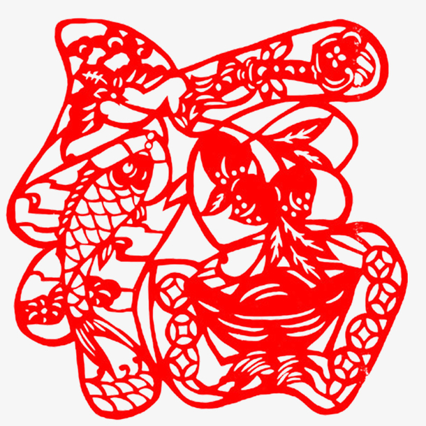创意剪纸福字设计