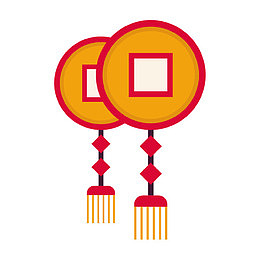 中国古风铜钱挂件