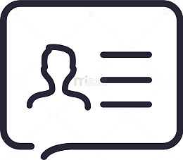去电店铺名片icon