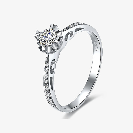 灰色钻石装饰戒指元素