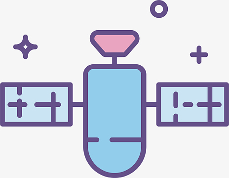 手绘卡通宇航员素材_手绘卡通宇航员图片元素-觅元素