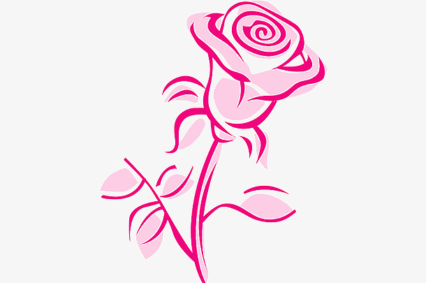 粉粉的玫瑰