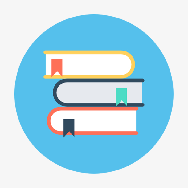 高清扁平书籍设计元素