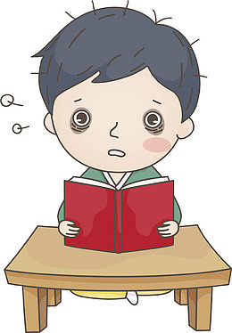 看书的男孩
