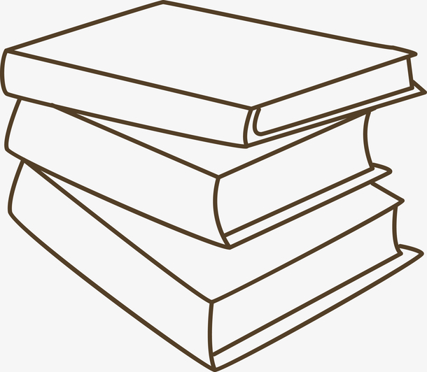 3本重叠的书籍(2922x2550)png黑白简笔画书本(658x658)png一本厚厚的