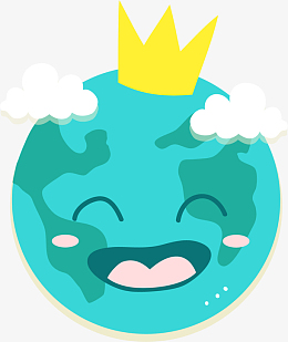 哈哈大笑的蓝色地球