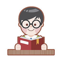 看书的学生场景图