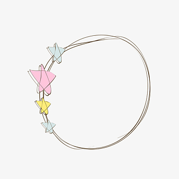 简约卡通花边psdpng清新花纹png矢量手绘装饰花纹aipng矢量圆形蕾丝