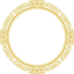 金色欧式框架