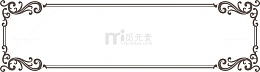 黑色花纹框架