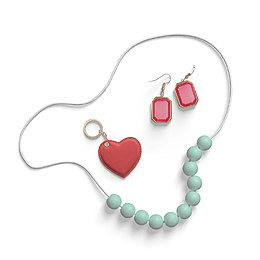 项链耳环女生化妆品静物摆件场景