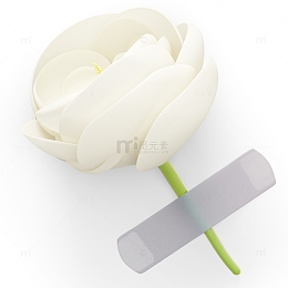 绢花女生化妆品静物摆件场景贴图