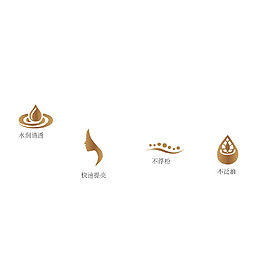 化妆品功效图标png素材