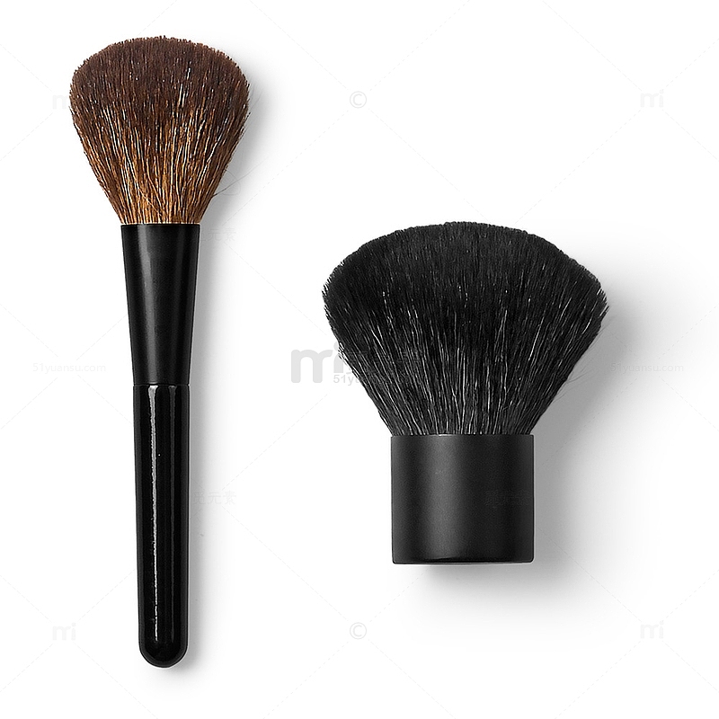 日常彩妆化妆工具腮红刷素材