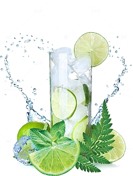 夏日果汁店促销柠檬汁