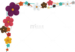矢量图带有花边的信纸