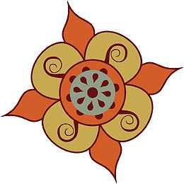 矢量花纹民族花纹