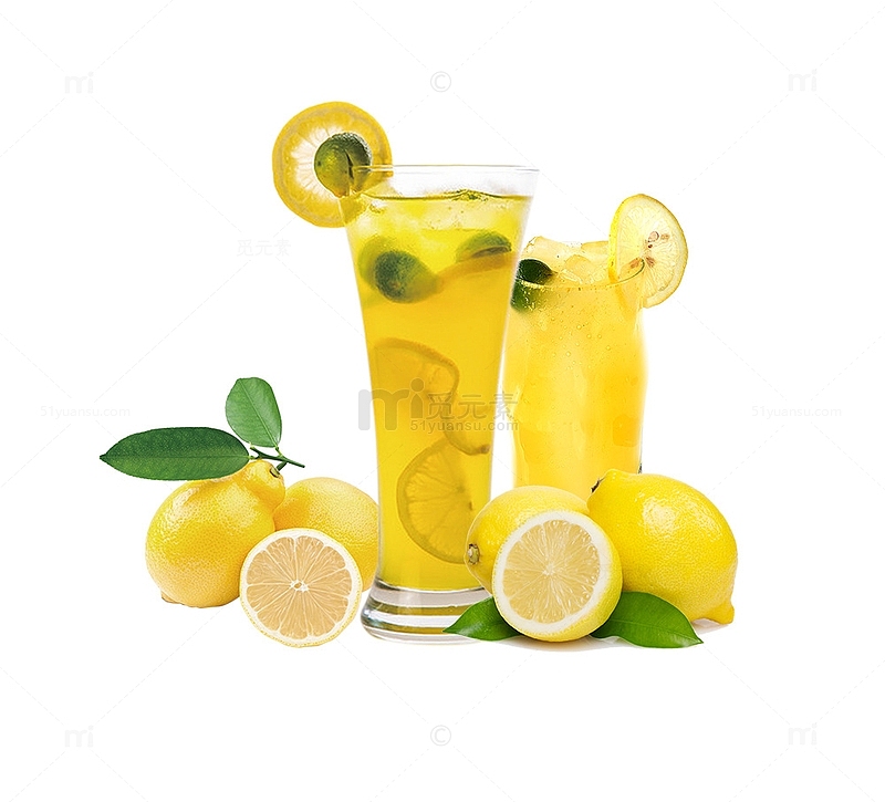 清凉一夏柠檬水鲜榨果汁