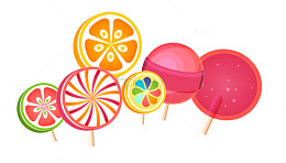 61儿童节卡通棒棒糖装饰