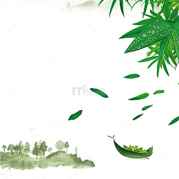 端午节柳树叶子素材