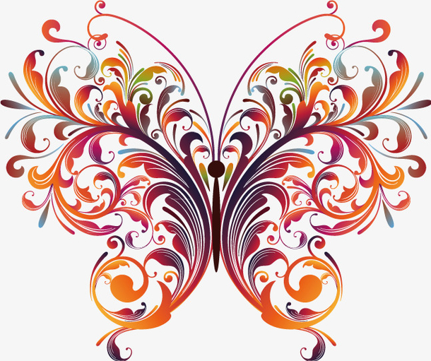 关键词 : 创意蝴蝶,图案,促销装饰,时尚花纹,抽象蝴蝶[声明] 觅元素