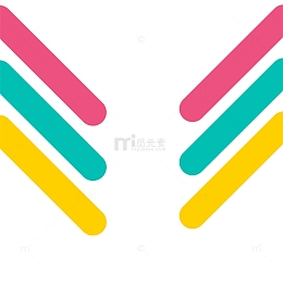 彩色圆柱形简约时尚流体背景图